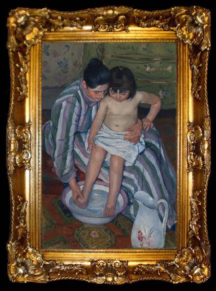 framed  Mary Cassatt Child s Bath, ta009-2